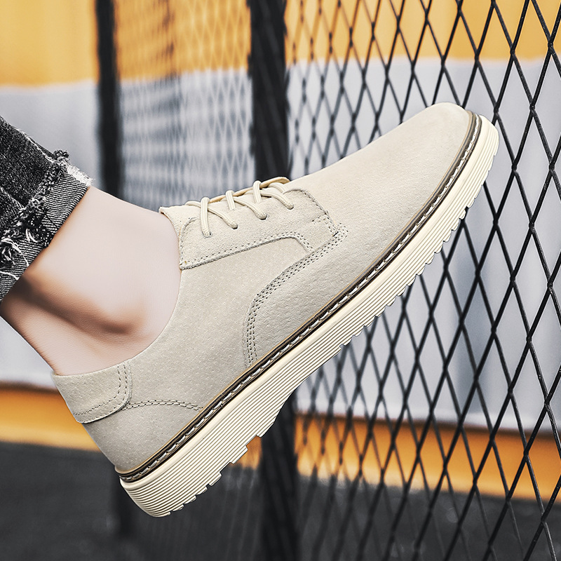 Men's Round toe leather casiual shoes - Image 4