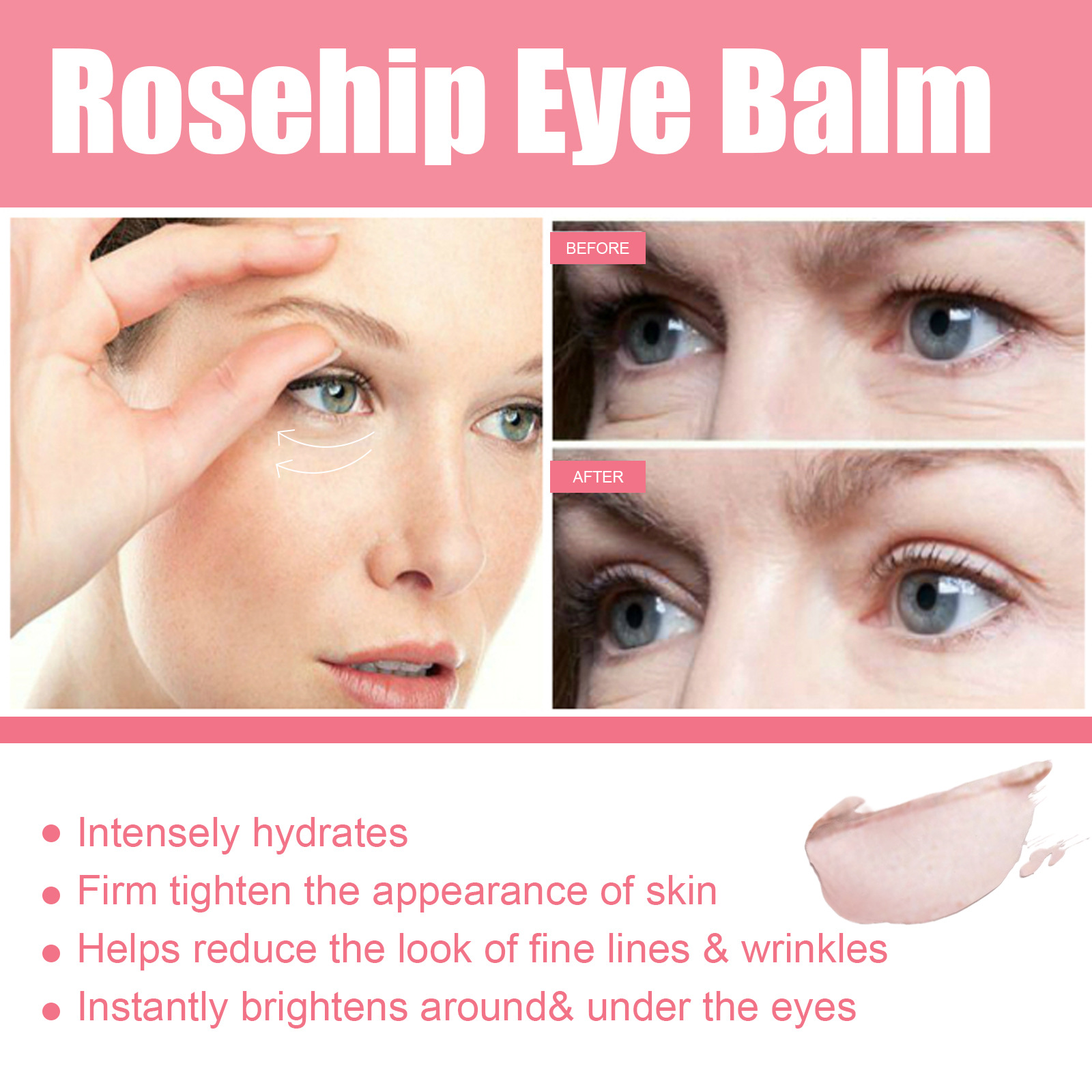 Women Extra Renewing Rosehip Eye Balm - Image 3