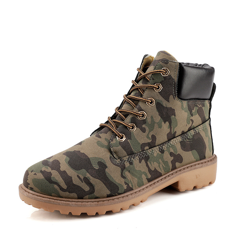 Fashionable high top Martin boots for men - Image 9