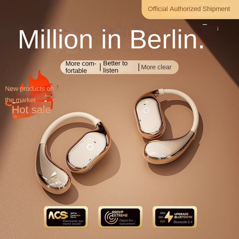 Hang Ear Bluetooth Headphones Wireless Earless Headphones - Image 3