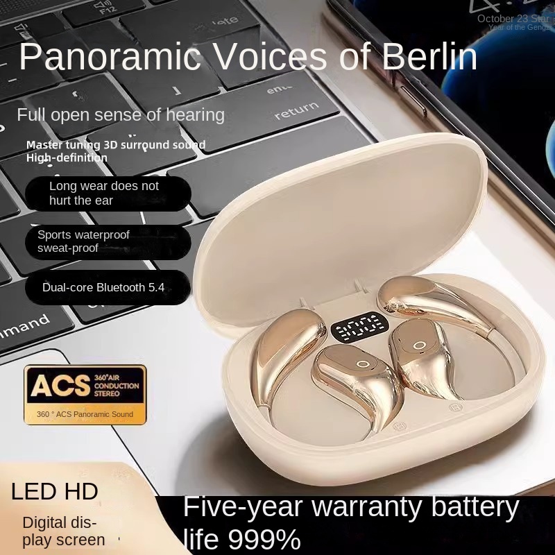 Hang Ear Bluetooth Headphones Wireless Earless Headphones