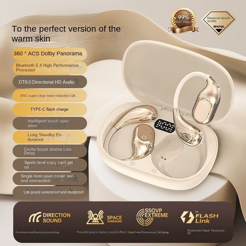 Hang Ear Bluetooth Headphones Wireless Earless Headphones - Image 8