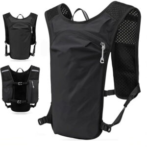 Hydration vests for sports, ultralight backpacks, bike water bags.