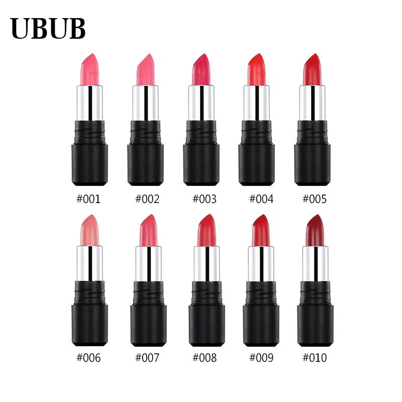 UBUB Waterproof Moisturizer Smooth Lipstick Luxury Velvet Lip Stick - Image 6