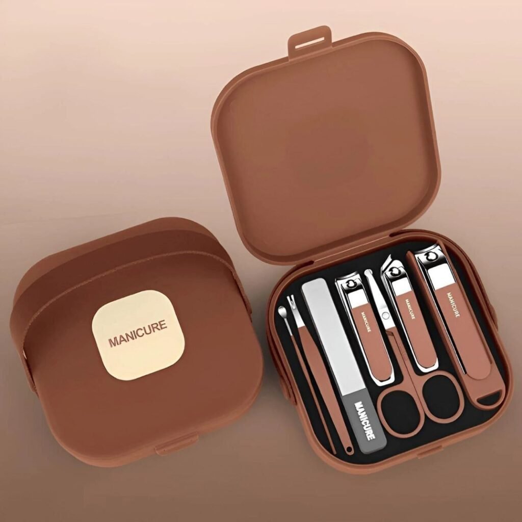 Kit Manucure Premium 8 Pièces – Coffret de Soin des Ongles